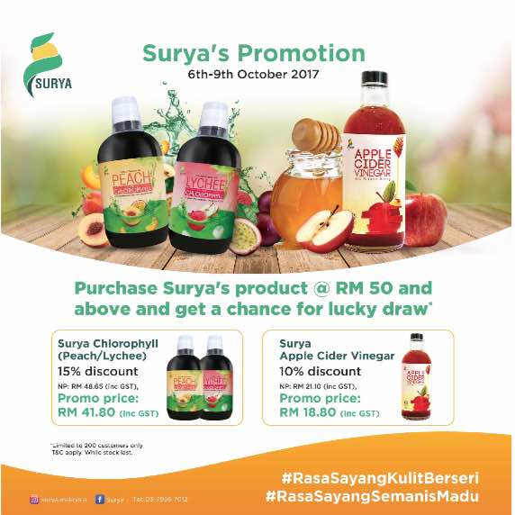 Surya Malaysia Berada Di Sunway Velocity Sempena Health Week Bersama Watsons Malaysia