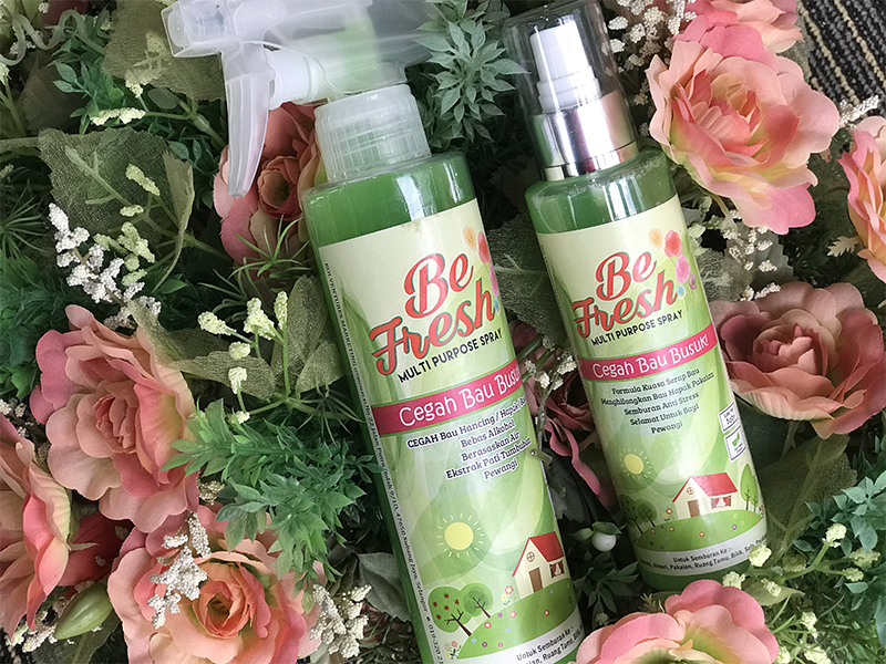 Be Fresh Multipurpose Spray – Organik dan Tanpa Alkohol