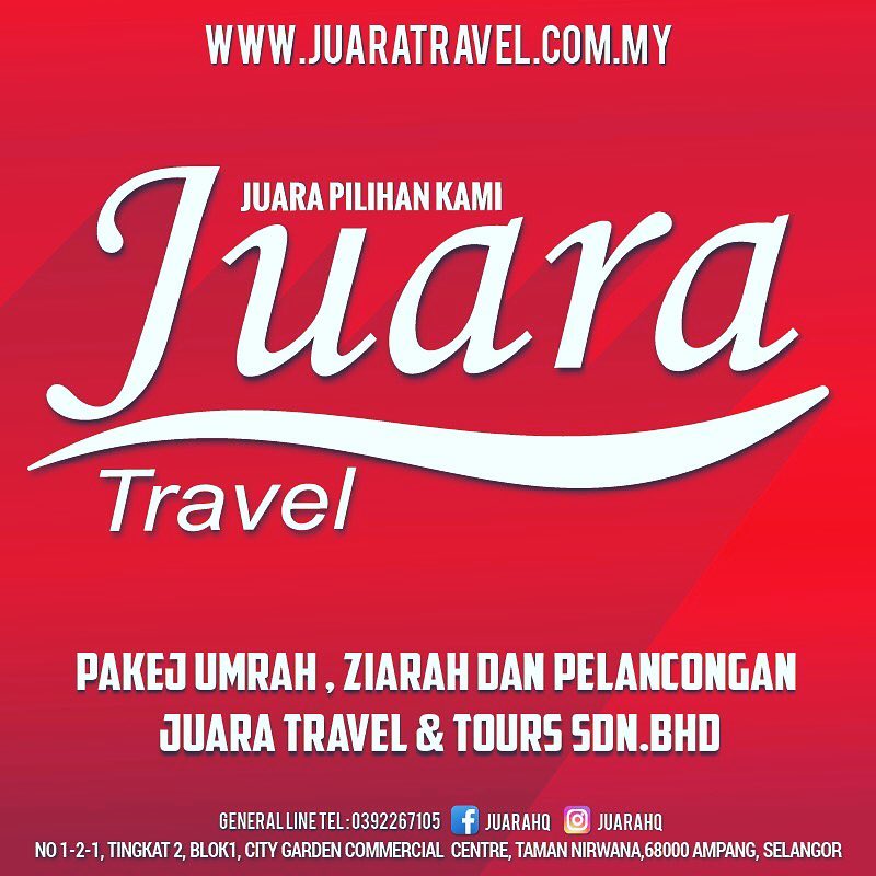 Tunaikan Umrah Dengan Tenang Dan Yakin Bersama Juara Travel & Tours