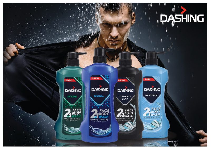 Mandian Dashing 2 in 1 Face & Body Wash Khas Untuk Hero-Heroku