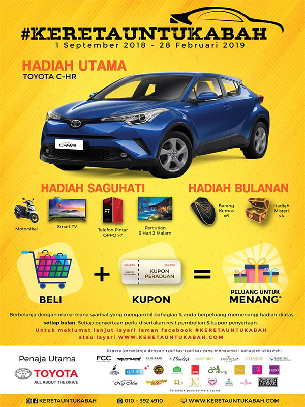 Kereta Untuk Abah -Toyota C-HR Untuk Abah Bertuah