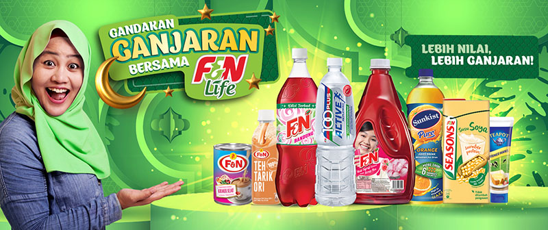 Gandakan ganjaran bersama aplikasi F&N Life