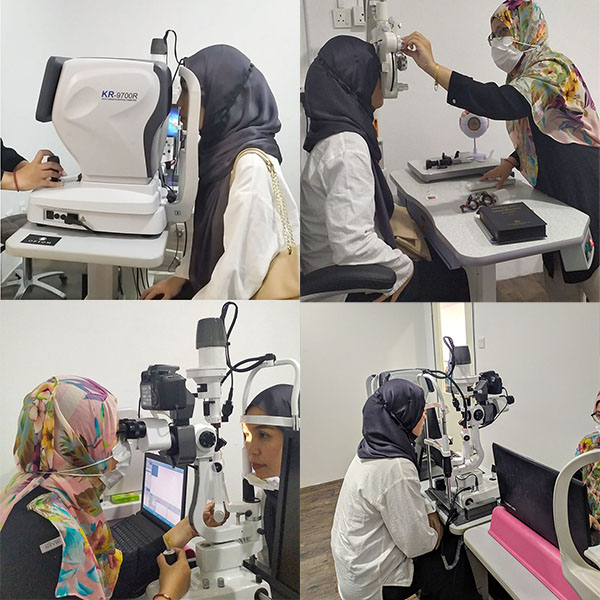 Bespoke spectacles-Comrehensive clinical test at Optom eyecare Bangi